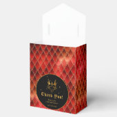 Red Dragon Scales Gold Geburtstag Vielen Dank Geschenkschachtel (Geöffnet)