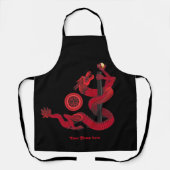 Red Dragon Schürze (Vorderseite)