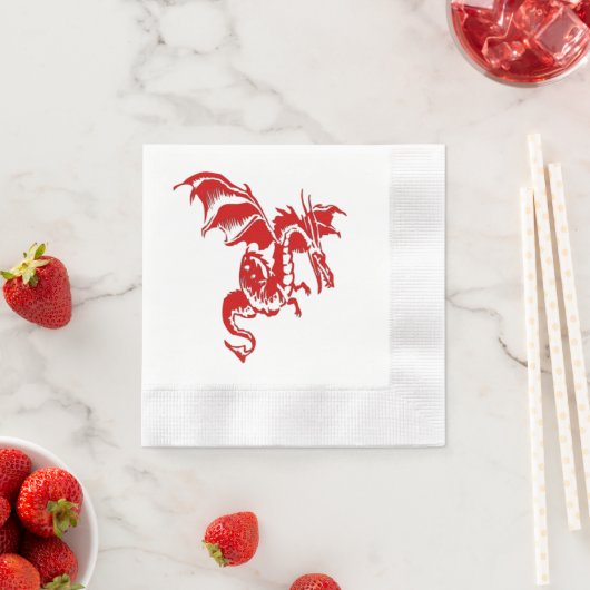 Red Dragon Serviette (Beispiel)