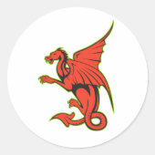 Red Dragon Stickers (Vorderseite)