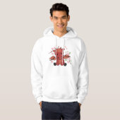 Red Dragon Sweet Animes für Kawaii Fantasy Hoodie (Vorne ganz)