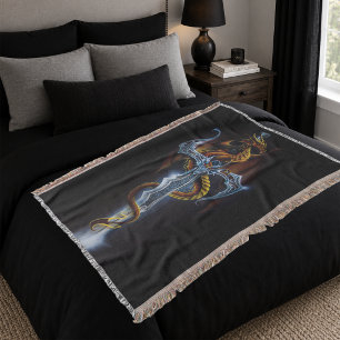 Red Dragon Sword Fantasy Decke