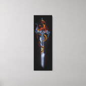 Red Dragon Sword Fantasy Leinwanddruck (Vorderseite)