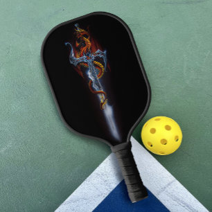 Red Dragon Sword Fantasy Pickleball Schläger