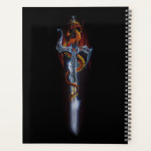 Red Dragon Sword Fantasy Planer (Rückseite)