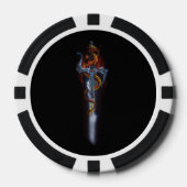 Red Dragon Sword Fantasy Pokerchips (Vorderseite)