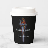 Red Dragon Sword Pappbecher (Vorderseite)