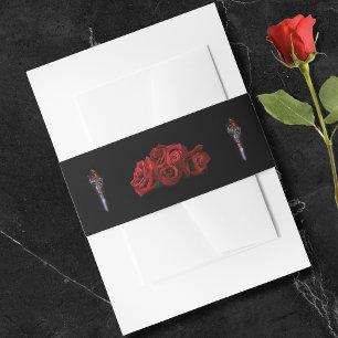Red Dragon Sword Rose Bly Band Hochzeit