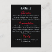 Red Dragon Sword Rosen Fantasy Begleitkarte (Vorderseite)