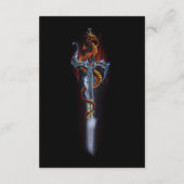 Red Dragon Sword Rosen Fantasy Begleitkarte (Rückseite)