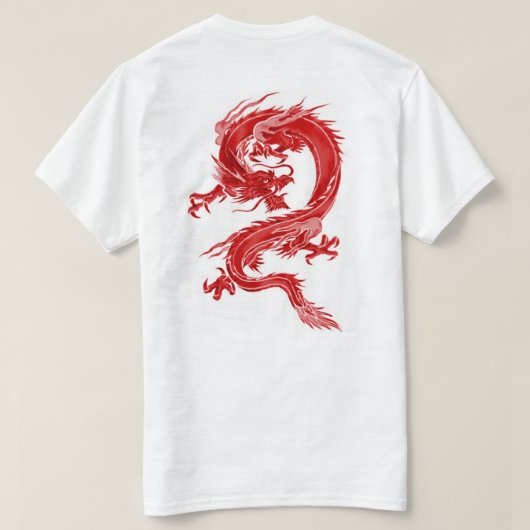 Red Dragon T-Shirt (Design Rückseite)