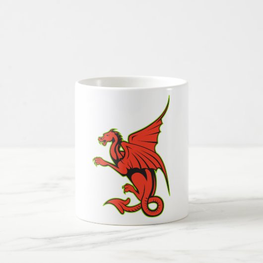 Red Dragon Tasse (Mittel)