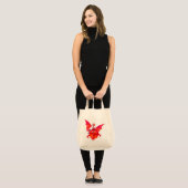 'Red Dragon' Tote Bag Tragetasche (Vorderseite (Model))