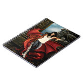 Red Dragon Urban Fantasy Notizblock (Linke Seite)