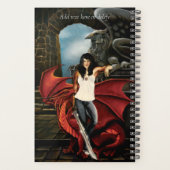 Red Dragon Urban Fantasy Planer (Rückseite)