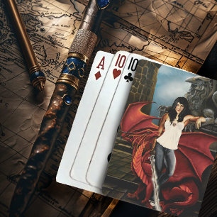 Red Dragon Urban Fantasy Spielkarten
