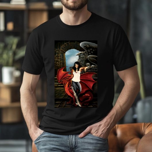 Red Dragon Urban Fantasy T-Shirt