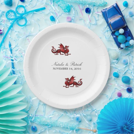 Red Dragon Wedding Paper Teller (Party)