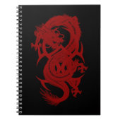 Red Dragon Xiuhcoatl Spiral Notebook Notizblock (Vorderseite)