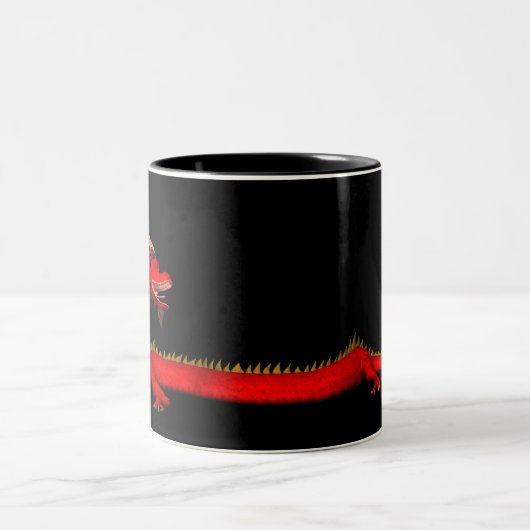 Red Dragon Zweifarbige Tasse (Mittel)