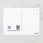 Red Dragonfly DIY Postkarte (Rückseite)