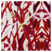Red Dragonfly Fabric Stoff (Nahaufnahme)
