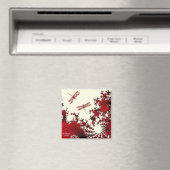 Red Dragonfly Magnet (In Situ (Geschirrspüler))