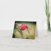 Red Dragonfly Nature Danke Karte (Vorderseite)