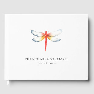 Red Dragonfly Wedding Guest Book Ideas Gästebuch