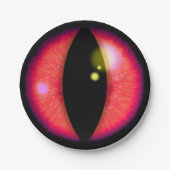 Red Dragons Eye Pappteller (Vorderseite)