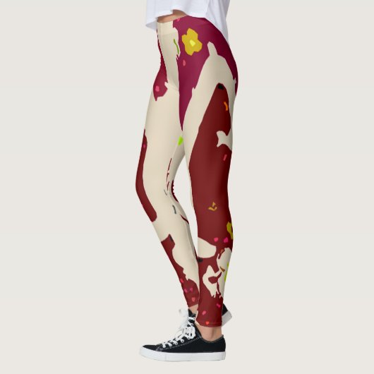 Red Dreh Flop Leggings (Links)