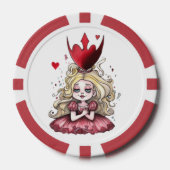 Red Dress Alice Pokerchips (Vorderseite)