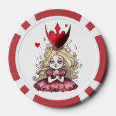 Red Dress Alice Pokerchips (Rückseite)