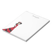 Red Dress Note Notizblock (Rotiert)