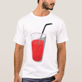Red Drink Mens T - Shirt (Vorderseite)