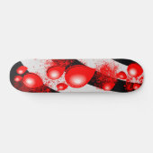 Red Drops – Abstract Skateboard Design (Horizontal)
