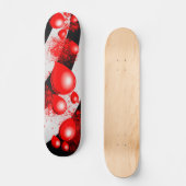 Red Drops – Abstract Skateboard Design (Vorderseite)
