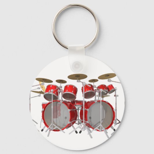 Red Drum Kit: 10 Stück: Schlüsselanhänger (Vorderseite)