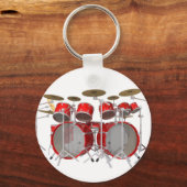 Red Drum Kit: 10 Stück: Schlüsselanhänger (Vorderseite)