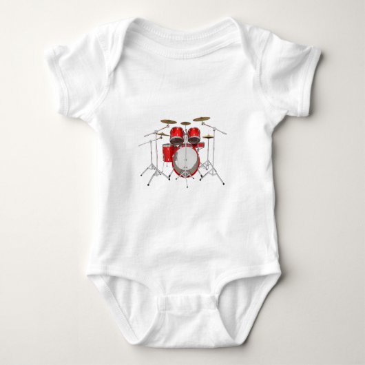 Red Drum Kit: Baby Strampler (Vorderseite)