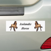 Red Dun Icelandic Pferd Autoaufkleber (Auf Auto)