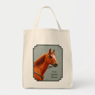 Red Dun Kastanien Sorrel Western Quarter Horse Tas Tragetasche