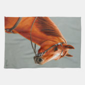 Red Dun Kastnut Sorrel Western Quarter Horse Handtuch (Horizontal)