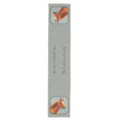 Red Dun Kastnut Sorrel Western Quarter Horse Mittelgroßer Tischläufer (Vorderseite)