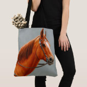 Red Dun Kastnut Sorrel Western Quarter Horse Tasche (Von Nahem)