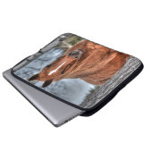 Red Dun Ranch Horse Animal Lover Foto Laptopschutzhülle (Vorne Knopf)