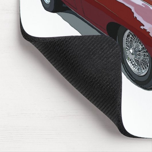 Red E Type Roadster Mousepad (Ecke)