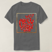 Red Eapple New York Big Apple Geschenk T-Shirt (Design vorne)