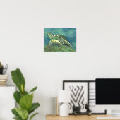 Red-Eared Slider Poster (Heimbüro)