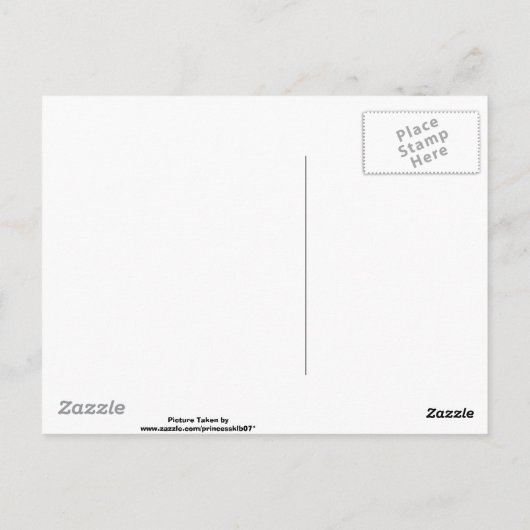 Red Eared Slider Postkarte (Rückseite)